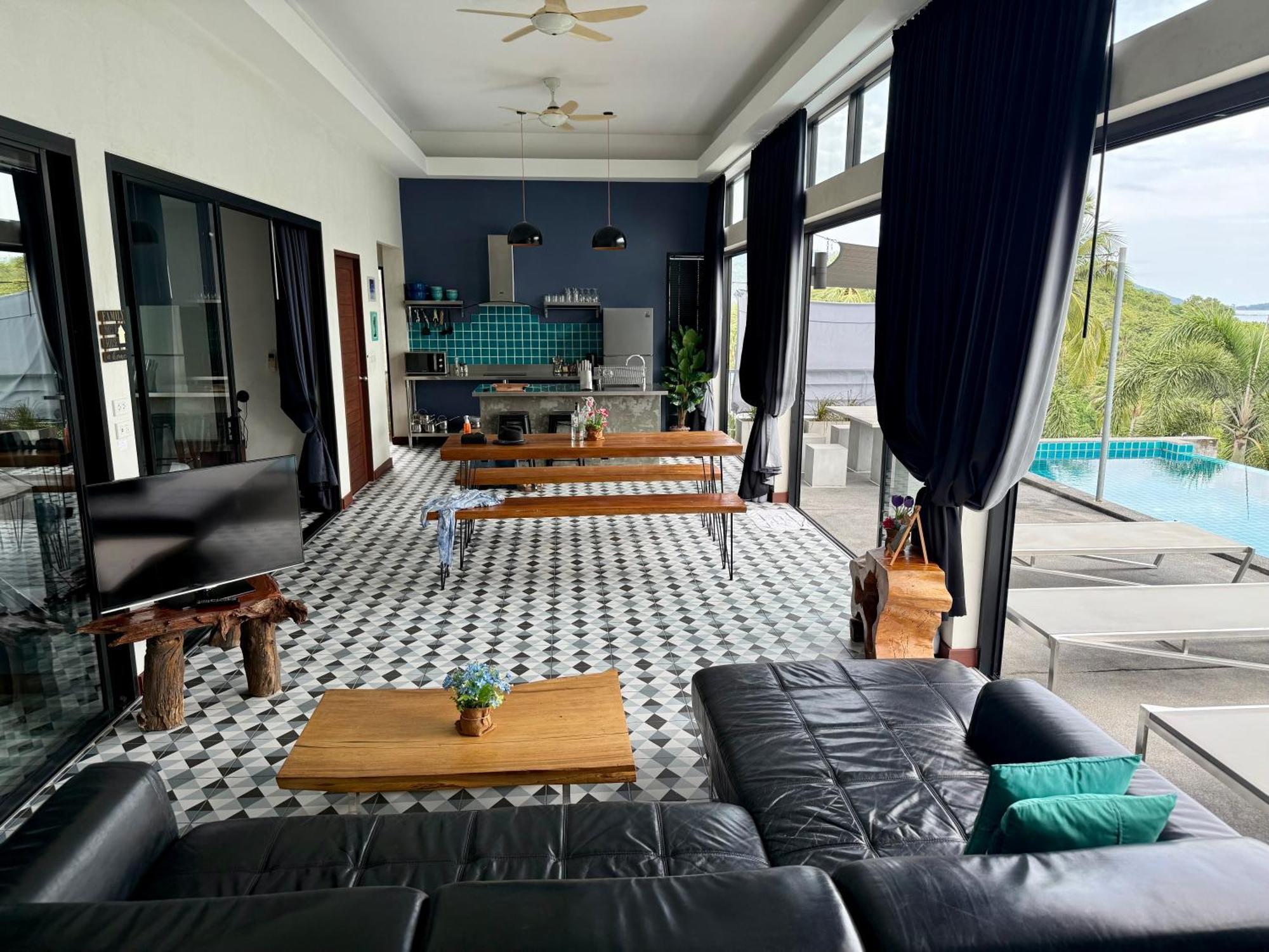 Ko Samui Seaview Pool Villa Seren With Car Laem Set Beach Dış mekan fotoğraf