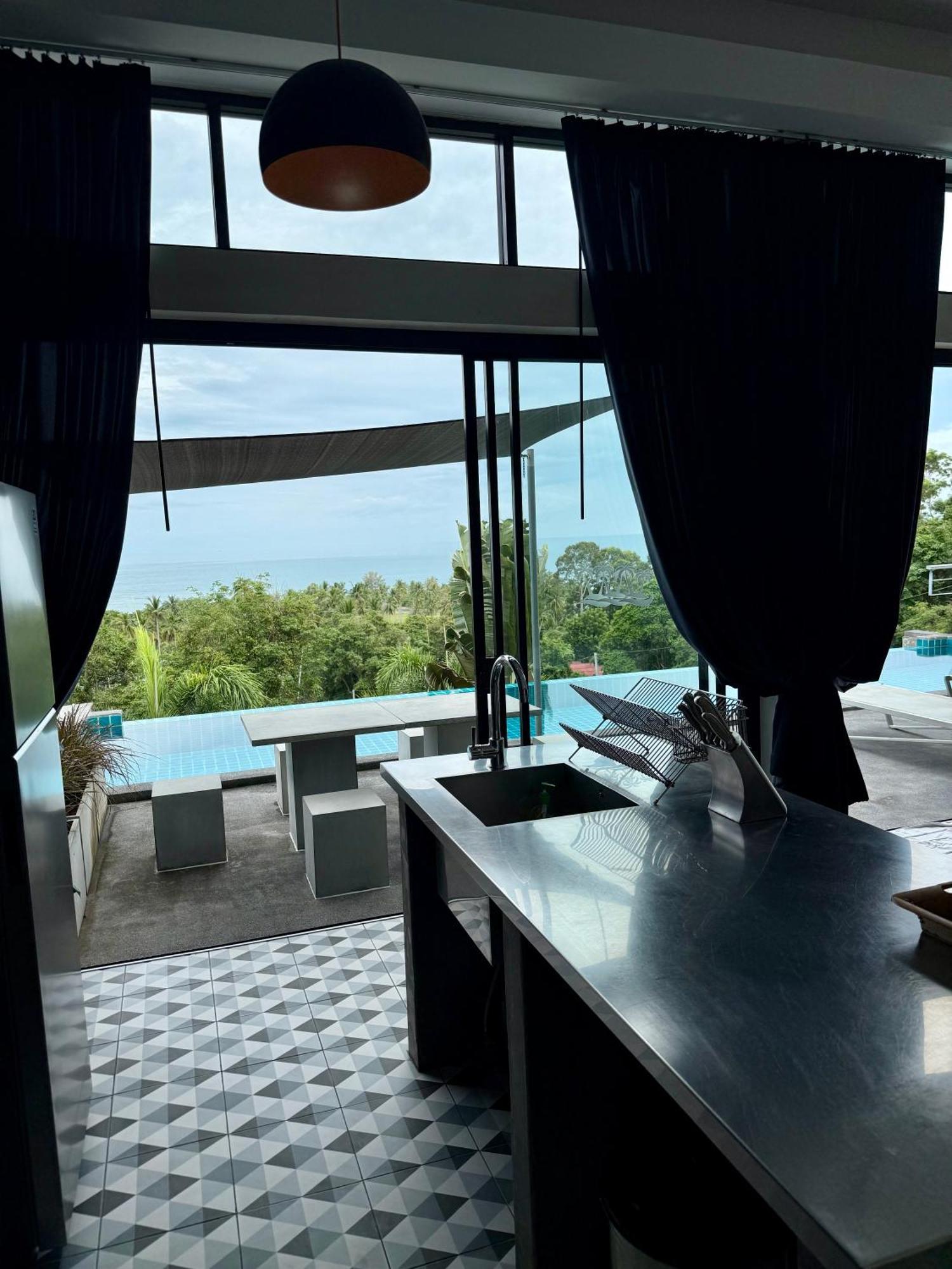Ko Samui Seaview Pool Villa Seren With Car Laem Set Beach Dış mekan fotoğraf