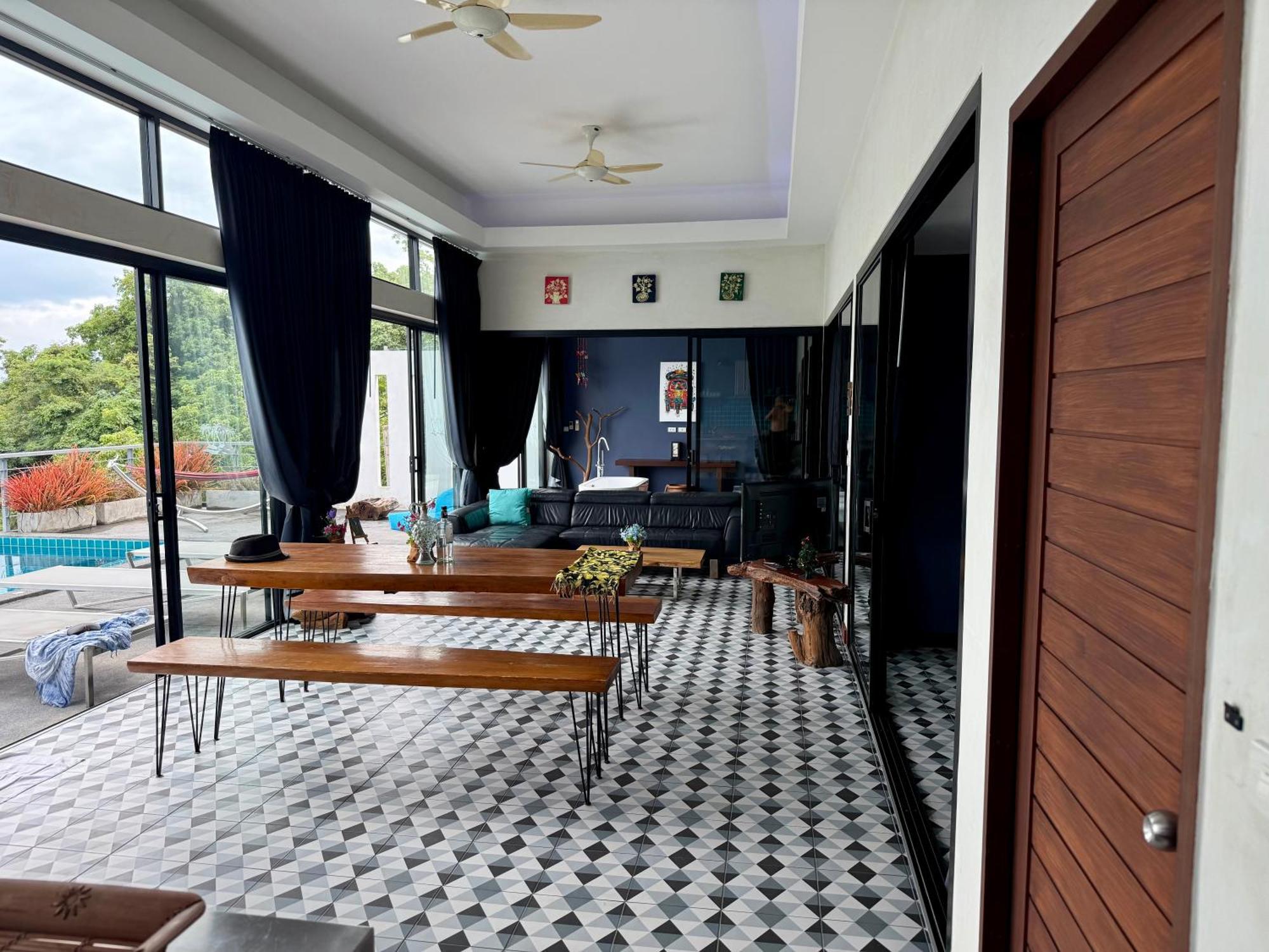 Ko Samui Seaview Pool Villa Seren With Car Laem Set Beach Dış mekan fotoğraf